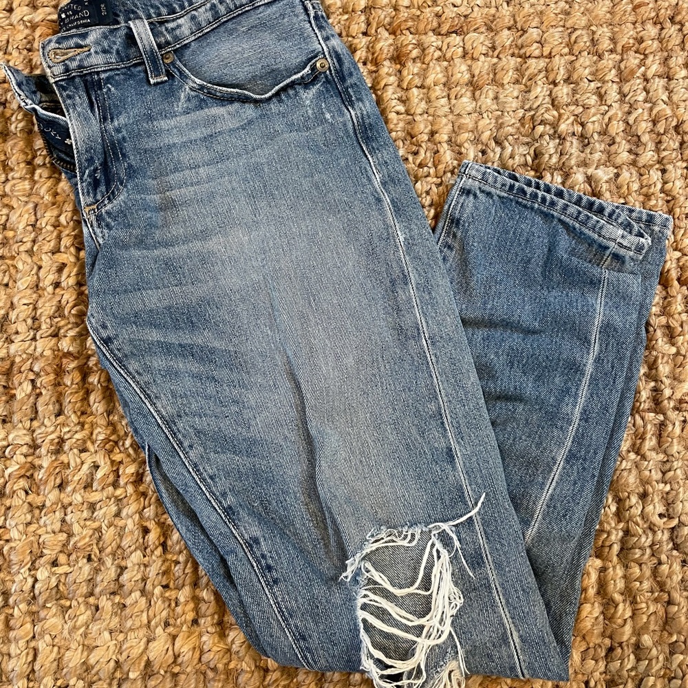 Lucky Brand Sienna Slim Boyfriend Distressed Denim Jean, 2/26.